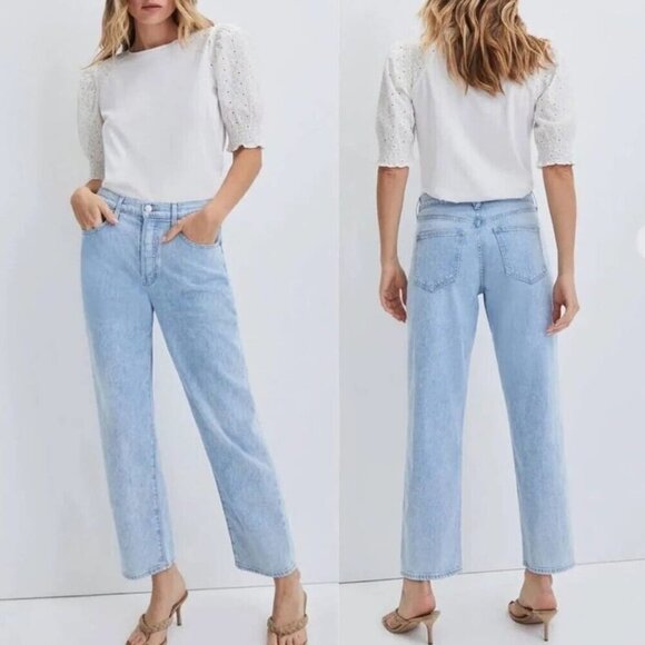 Veronica Beard Blake Classic Straight High Rise Jeans Size 30/10 - Picture 1 of 10